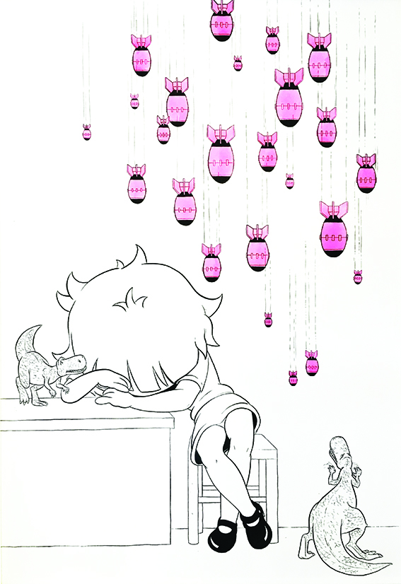 Falling-candies-80-x-110-cm-2015