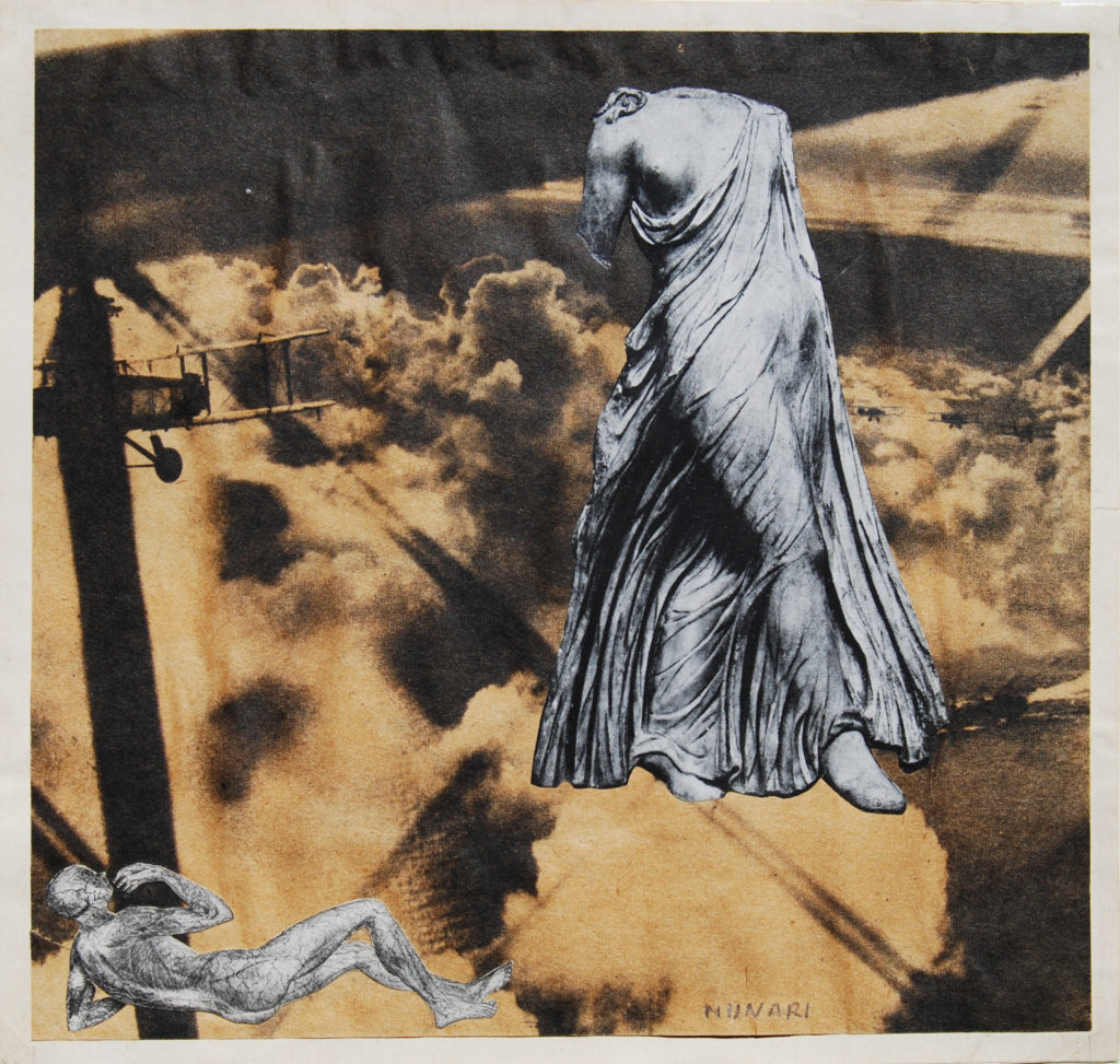 Bruno Munari, Senza titolo, 1936, collage di riproduzioni fotomec