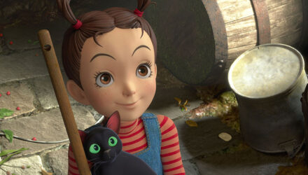 Earwig e la strega. La protagonista con il gatto